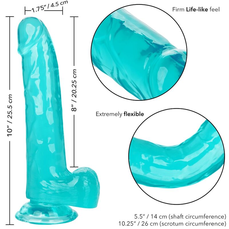 GODE CALEX TAILLE REINE - BLEU 20,3 CM