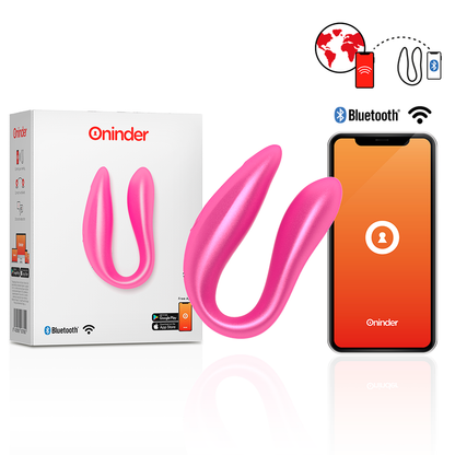 1.ONINDER - LISBOA G-SPOT & CLITORAL STIMULATEUR ROSE - APPLICATION GRATUITE