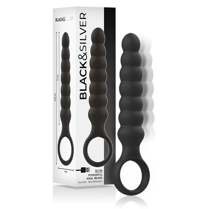 BLACK&SILVER - DILATATEUR ANAL PUISSANT EN SILICONE BOB