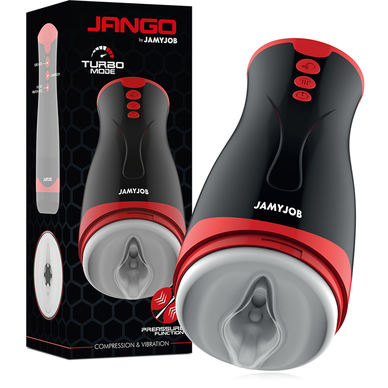 JAMYJOB - JANGO MASTURBATEUR À COMPRESSION ET VIBRATION