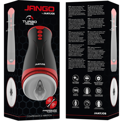 JAMYJOB - JANGO MASTURBATEUR À COMPRESSION ET VIBRATION