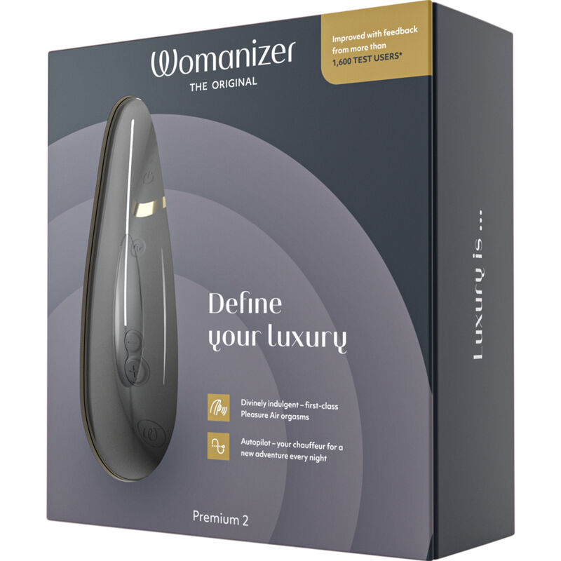 WOMANIZER - STIMULATEUR DE CLITORIS NOIR PREMIUM 2