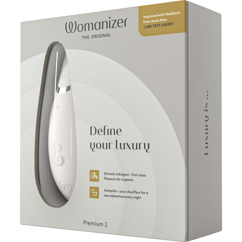 WOMANIZER - STIMULATEUR DE CLITORIS GRIS PREMIUM 2