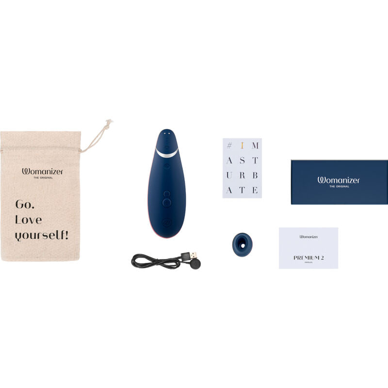 WOMANIZER - STIMULATEUR CLITORAL PREMIUM 2 BLUEBERRY