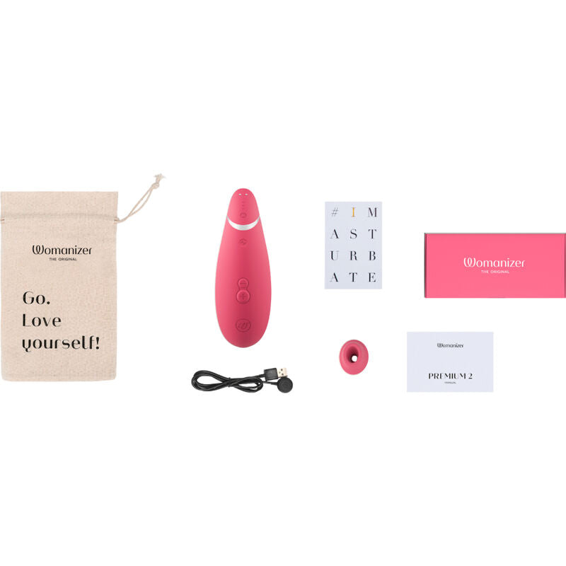 WOMANIZER - STIMULATEUR CLITORAL PREMIUM 2 FRAMBOISE