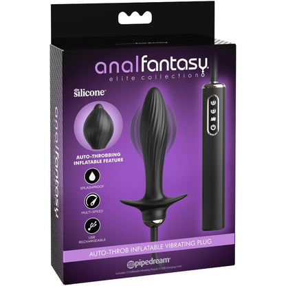 COLLECTION ANAL FANTASY ELITE - PLUG GONFLABLE & VIBRATEUR AUTO-THROB