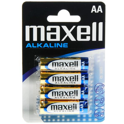 BLISTER MAXELL BATTERY AA LR6 * 4 EU