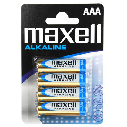 BATTERIE MAXELL AAA 4PCS