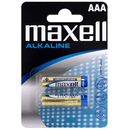 MAXELL - PILE ALCALINE AAA LR03 BLISTER * 2